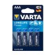 Paquet de 4 piles alcalines AAA Varta - LongLife Power