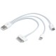 3-in-1 USB kabel - Apple 30pins, Apple Lightning en microUSB